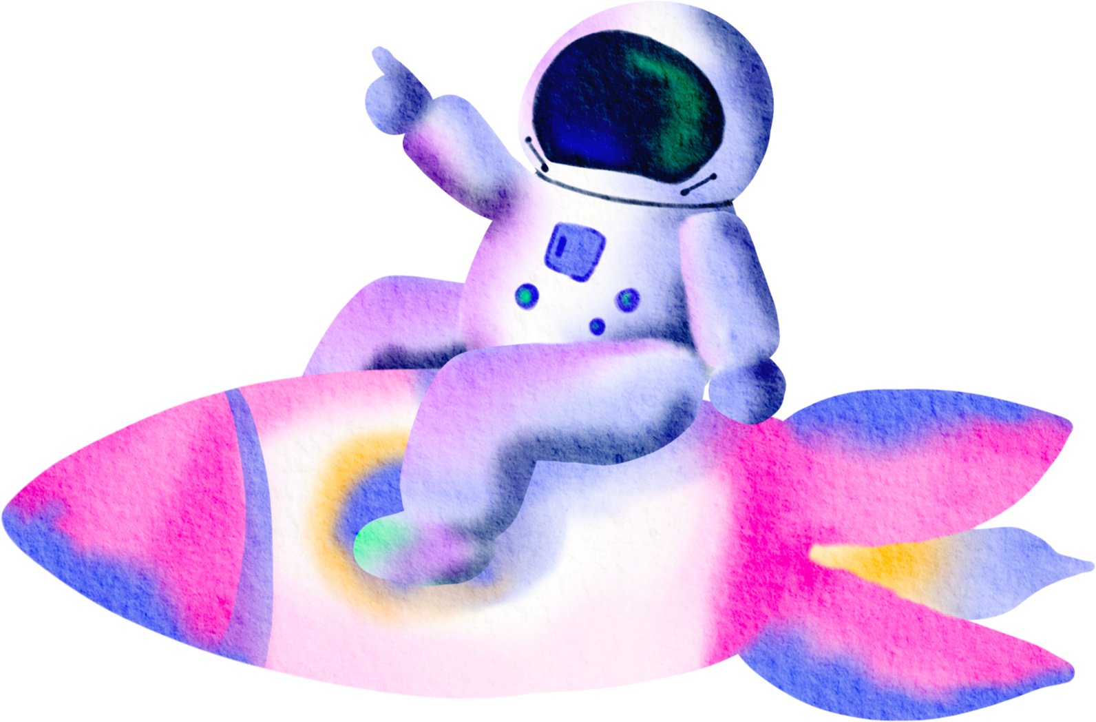 Space watercolor